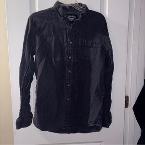 Men's The New Ivy Brand Navy Casual Button Down Shirt Size: M